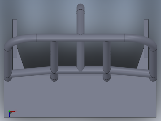 手推车车架俯视缩略图