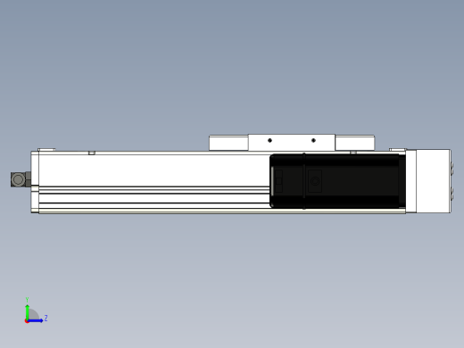 Toyo东佑达直线模组-ECH14-150-BR-400W+煞車左视缩略图