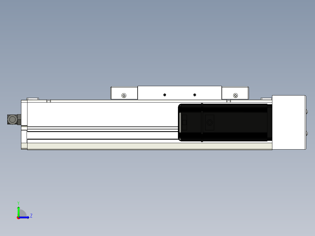 Toyo东佑达直线模组-ECH17-100-BR-400W+煞車左视图