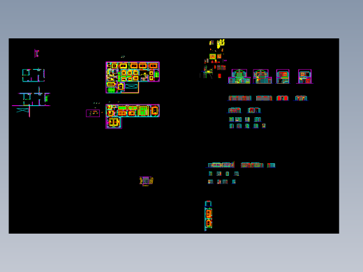 c289新中式茶楼茶馆会所禅意中式棋牌室麻将馆休闲馆CAD施工图纸