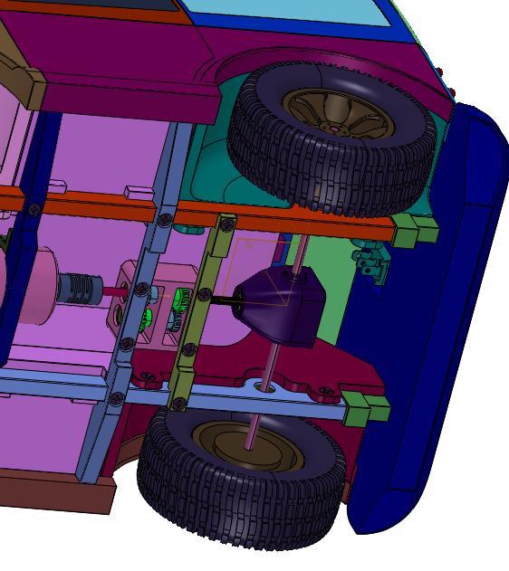 仿真遥控模型攀爬吉普车