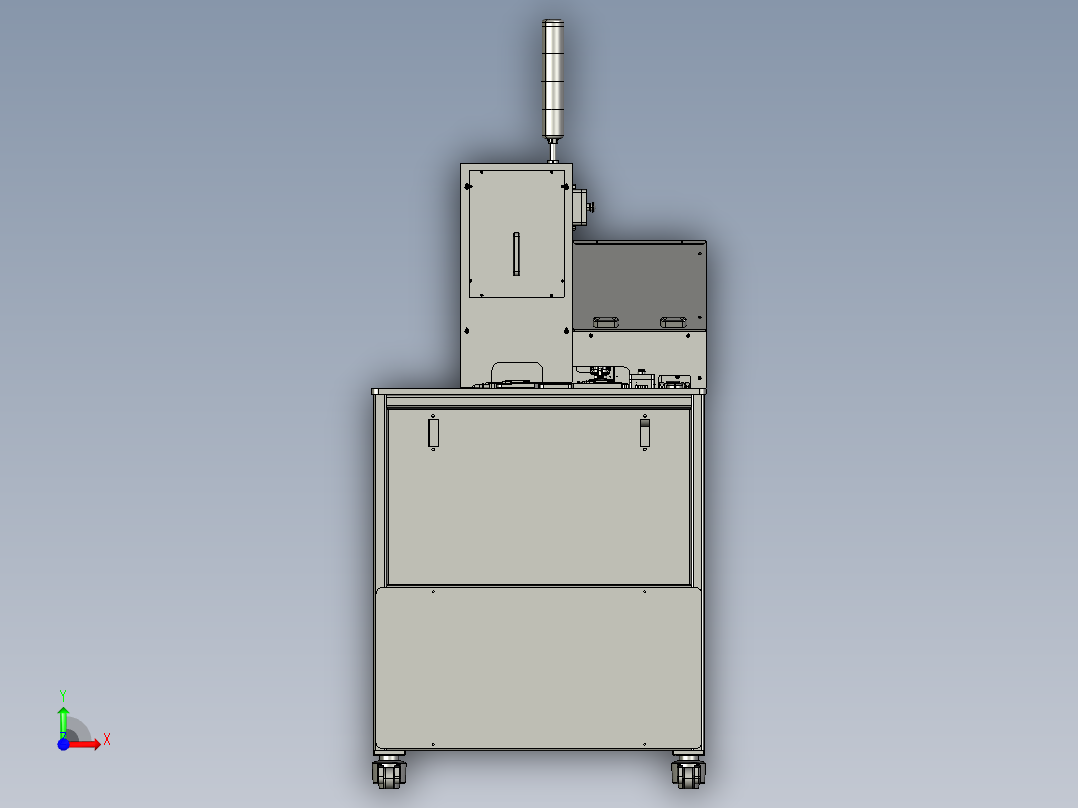激光自动机前视图