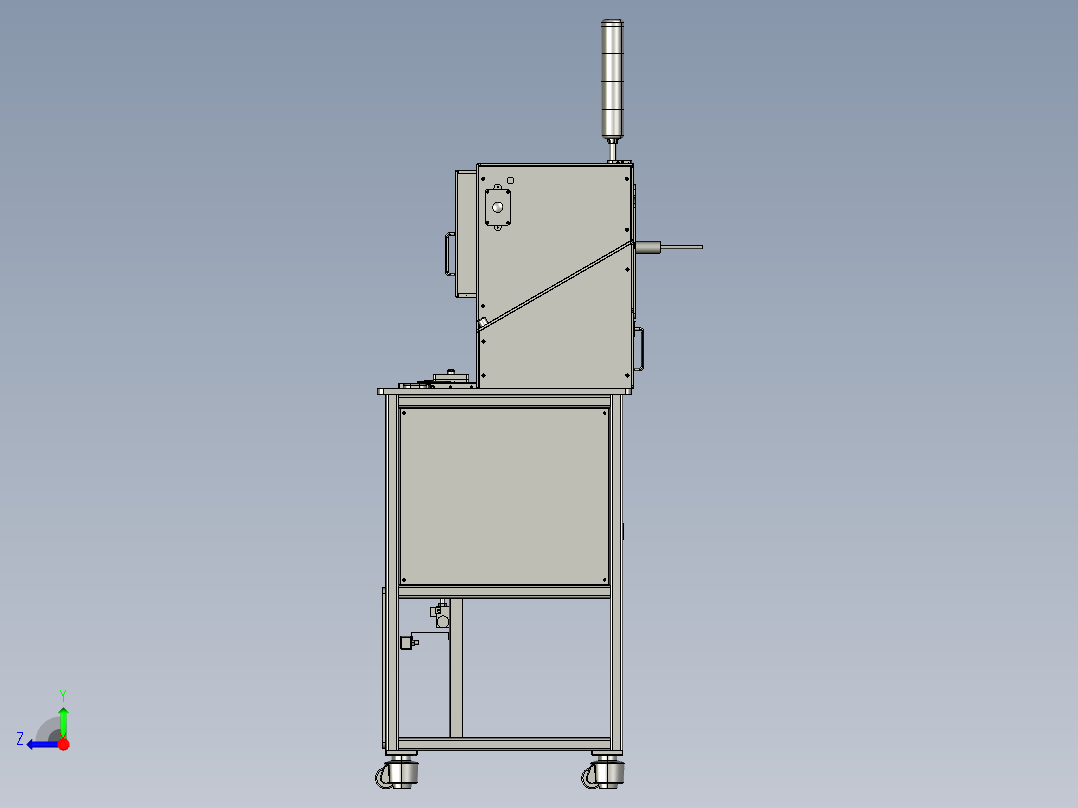 激光自动机右视图