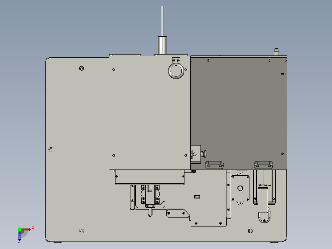 激光自动机俯视图