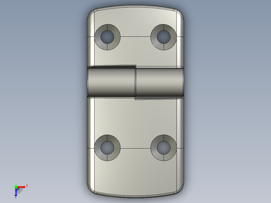 型材-KJN 40-60 DETACHABLE COMBI HINGE RIGHT 095K4060R00俯视图