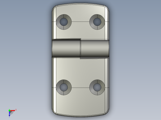 型材-KJN 40-60 DETACHABLE COMBI HINGE RIGHT 095K4060R00俯视缩略图