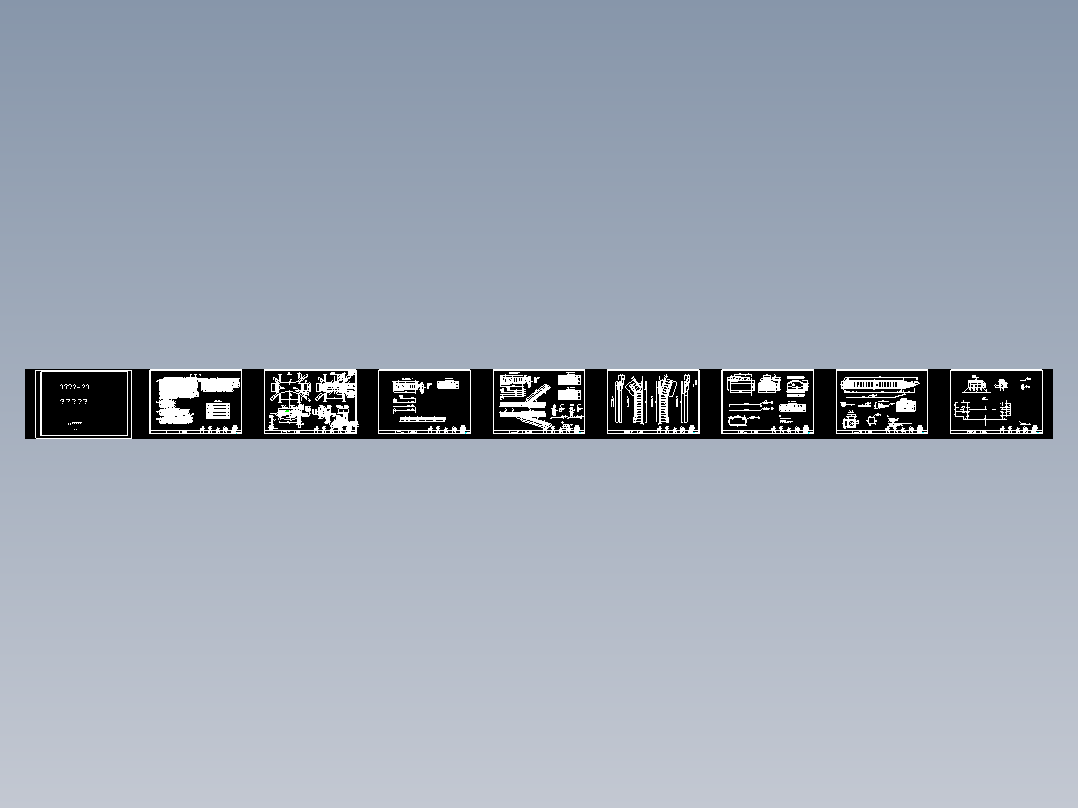 景观人行拱桥设计图
