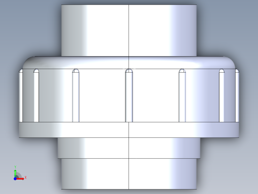 CPVC管件29-Sch80_Union T375_SxS_9857-375-012_1.25in前视缩略图