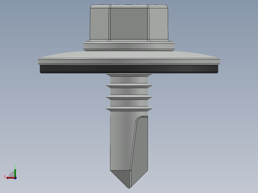 紧固件-Drill-Tip Screw-02后视图