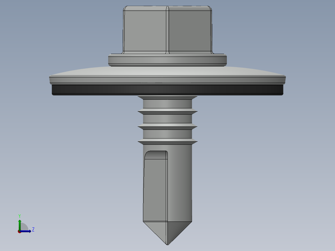 紧固件-Drill-Tip Screw-02左视图