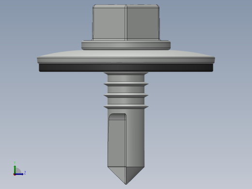 紧固件-Drill-Tip Screw-02左视缩略图