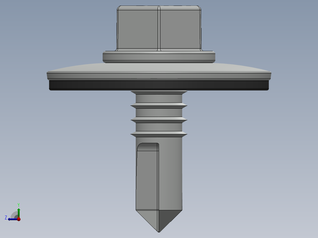 紧固件-Drill-Tip Screw-02右视图