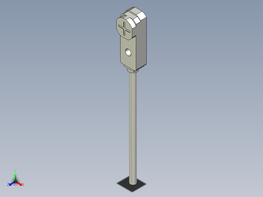 接近传感器PX08-W正等轴测图