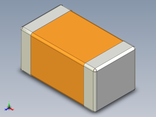 元器件3D封装C0402_05522正等轴测缩略图