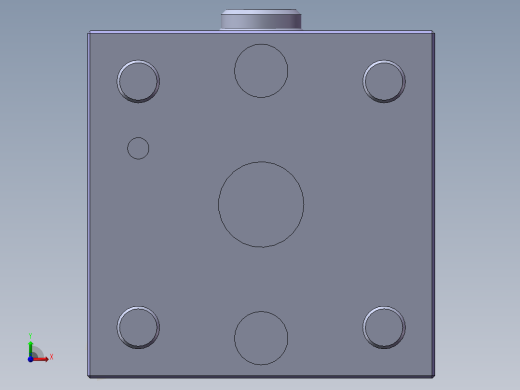 力士乐液压阀-LFA_16_DB2-7X单向阀盖板前视缩略图
