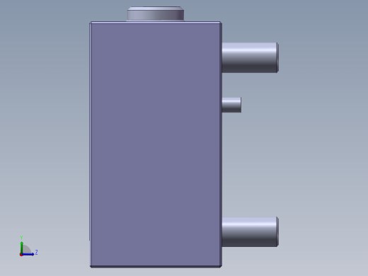 力士乐液压阀-LFA_16_DB2-7X单向阀盖板左视缩略图