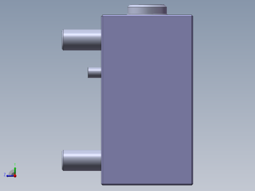 力士乐液压阀-LFA_16_DB2-7X单向阀盖板右视缩略图