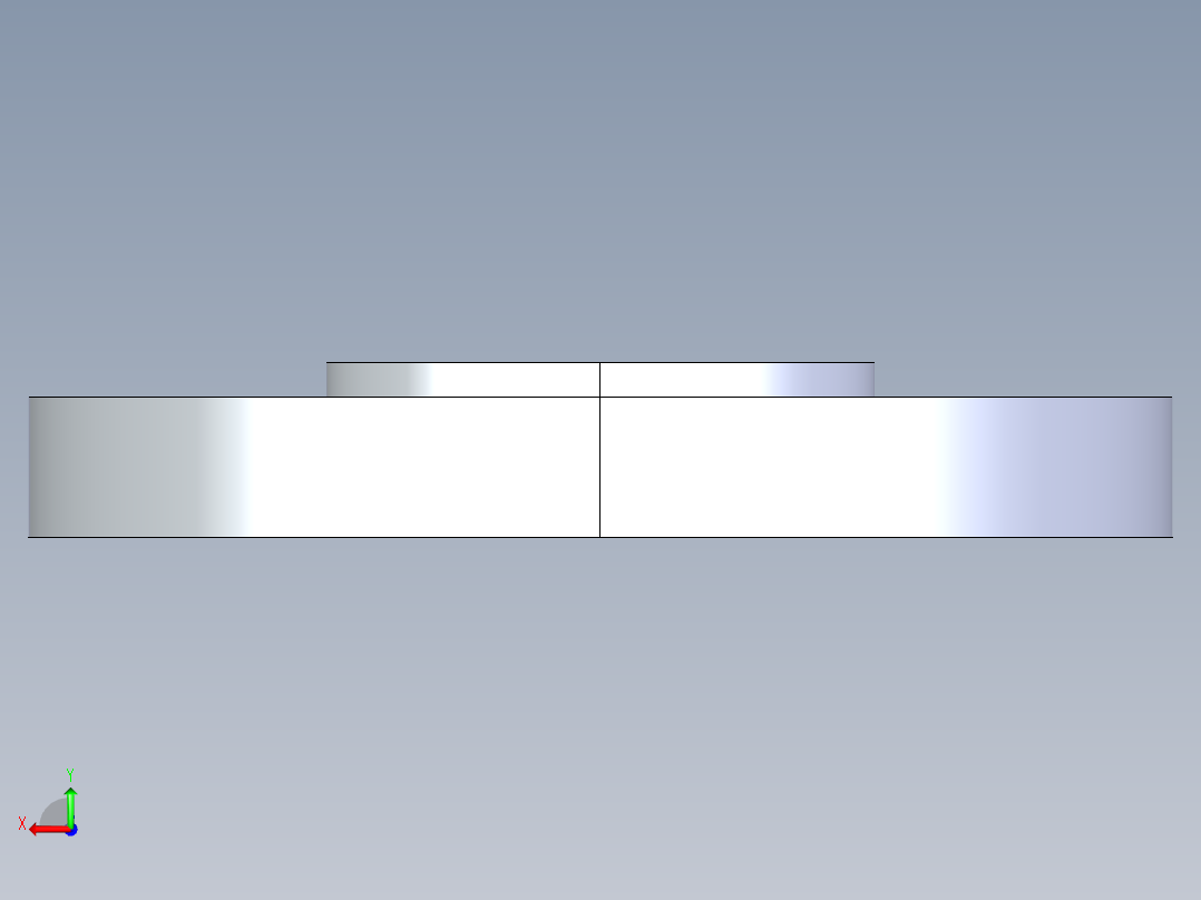 CPVC管件25-Sch80_Blind Flange_9853-020_2in后视图