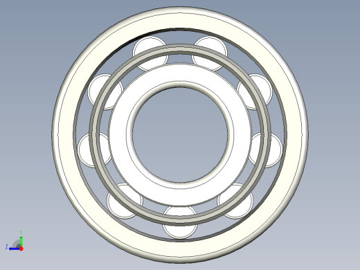 轴承-Bearing_50x135x34.stp右视缩略图