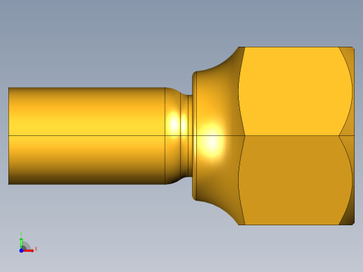 扩口式工业通用硬管接头Flare Adapter US5-6前视缩略图