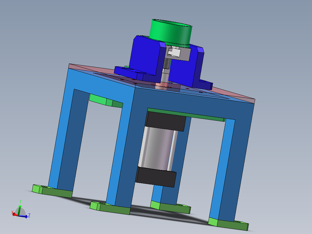 脱模简易装置SW三维图