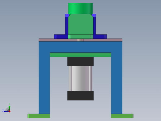 脱模简易装置SW三维图后视缩略图