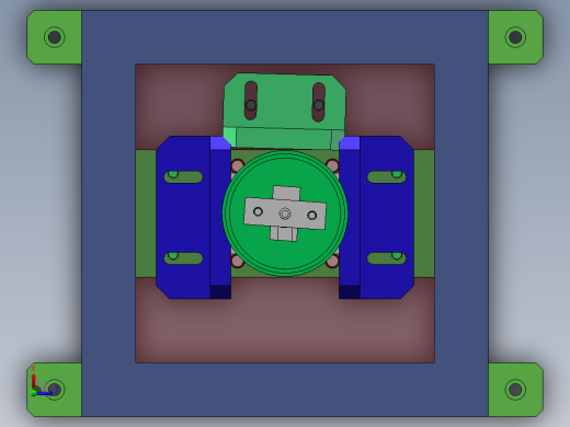 脱模简易装置SW三维图俯视缩略图