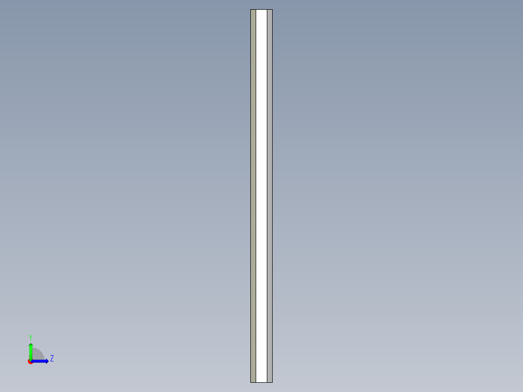 端桿軸承用連結桿YFBP.YFBS,YFFP.YFFS-3D多系列多零件图纸模型左视图
