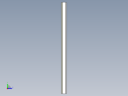 端桿軸承用連結桿YFBP.YFBS,YFFP.YFFS-3D多系列多零件图纸模型左视缩略图