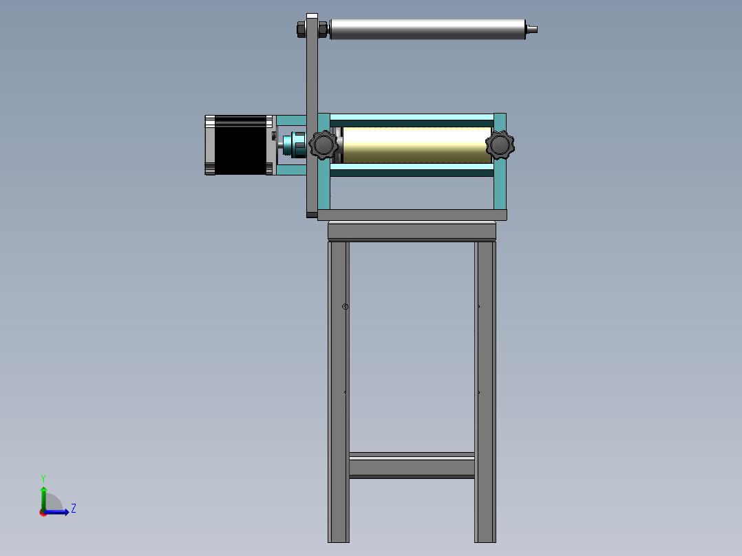 卫生纸印花机sw18可编辑左视图