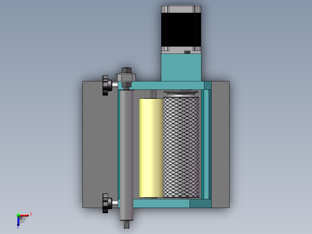 卫生纸印花机sw18可编辑俯视图