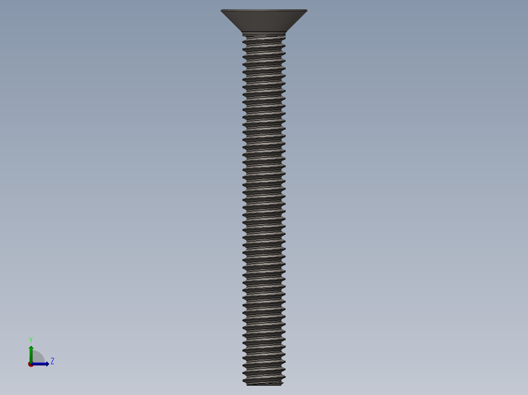 Screw_ISO_10642_M4x35_A2.SLDPRT左视图