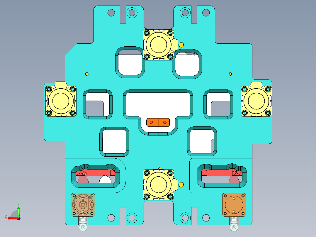 DDP31-D-笔记本CNC工装夹具三维模型CNC7验证治具-200408后视图