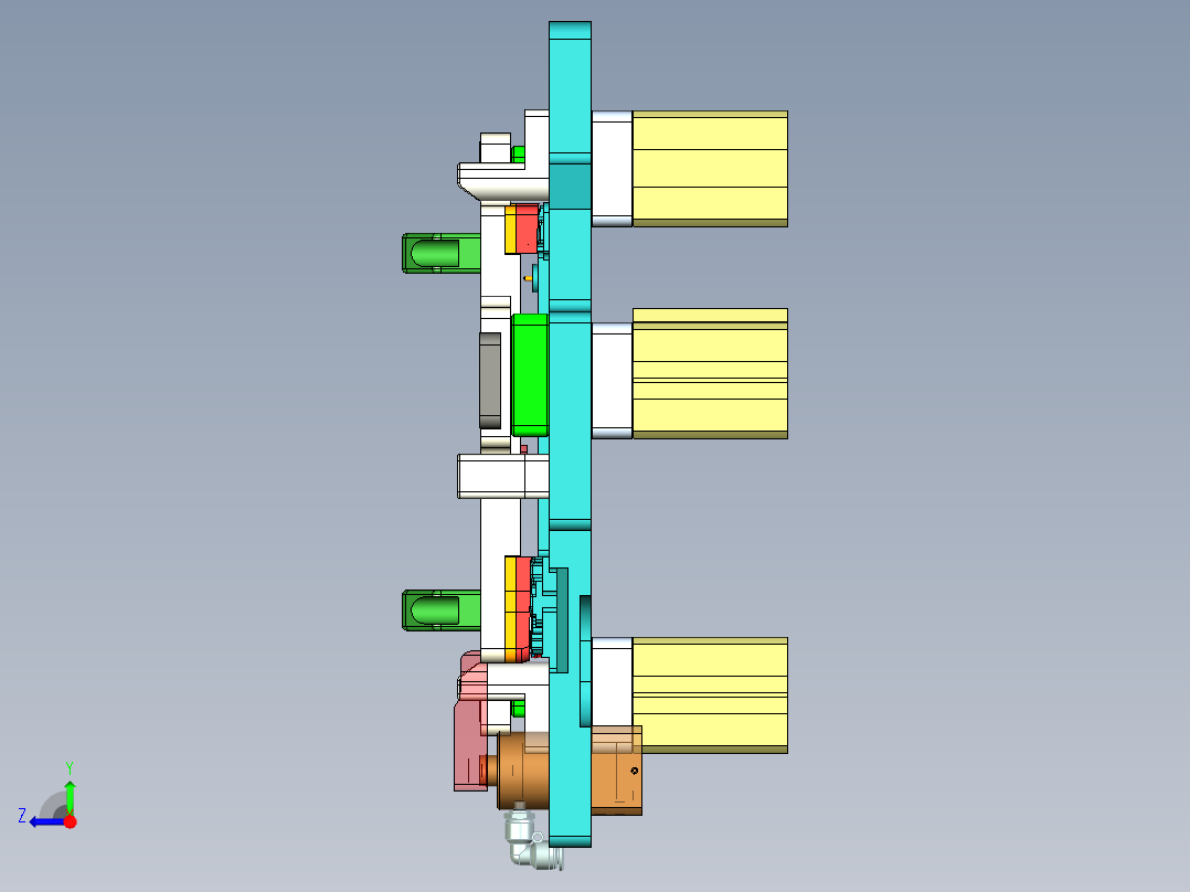 DDP31-D-笔记本CNC工装夹具三维模型CNC7验证治具-200408右视图