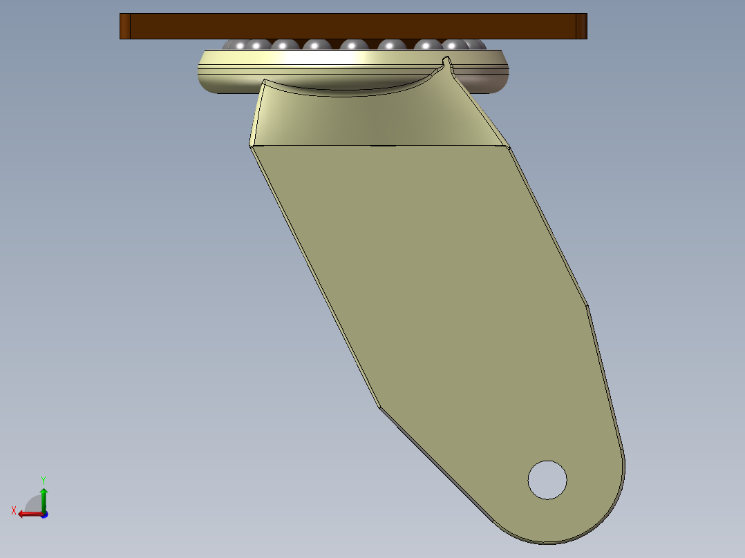 万向轮、脚轮(125)后视图