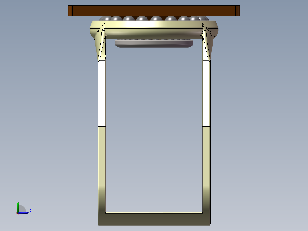 万向轮、脚轮(125)左视图