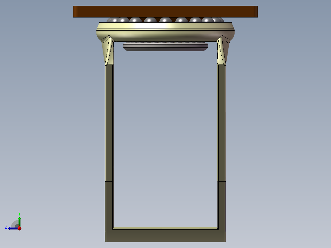 万向轮、脚轮(125)右视图