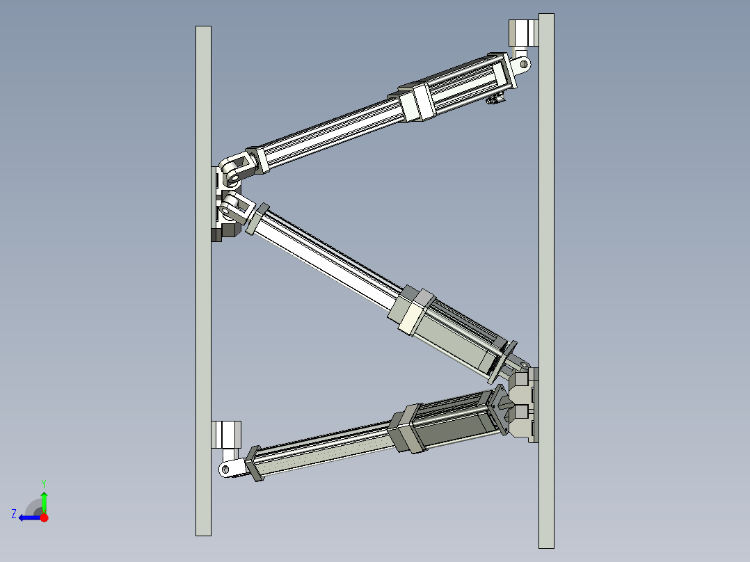 赫弘 六自由度平台总装-104右视图