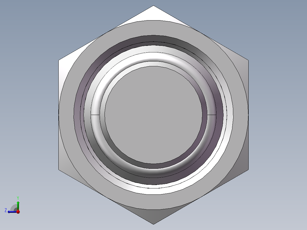 锥孔螺堵、9C-16右视图