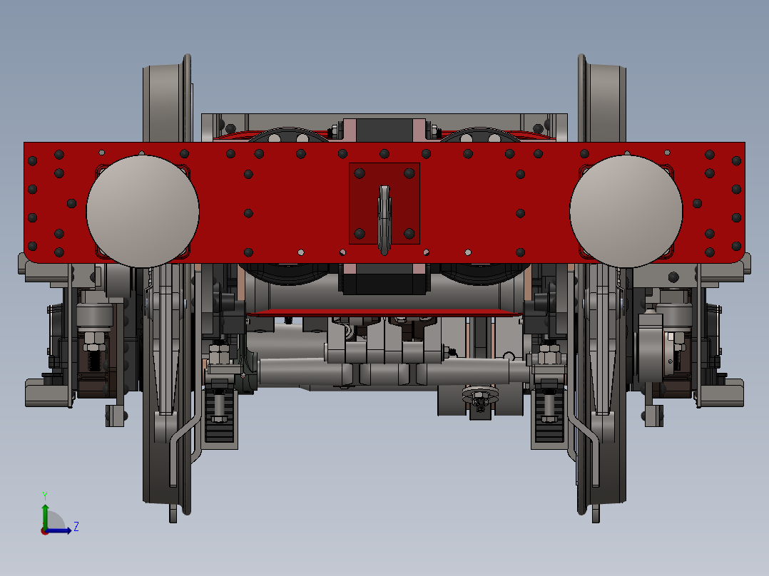 火车、动车、高铁左视图