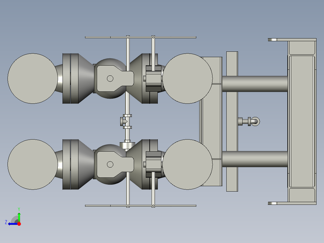 A3003472-猪发射器滑动装置右视图