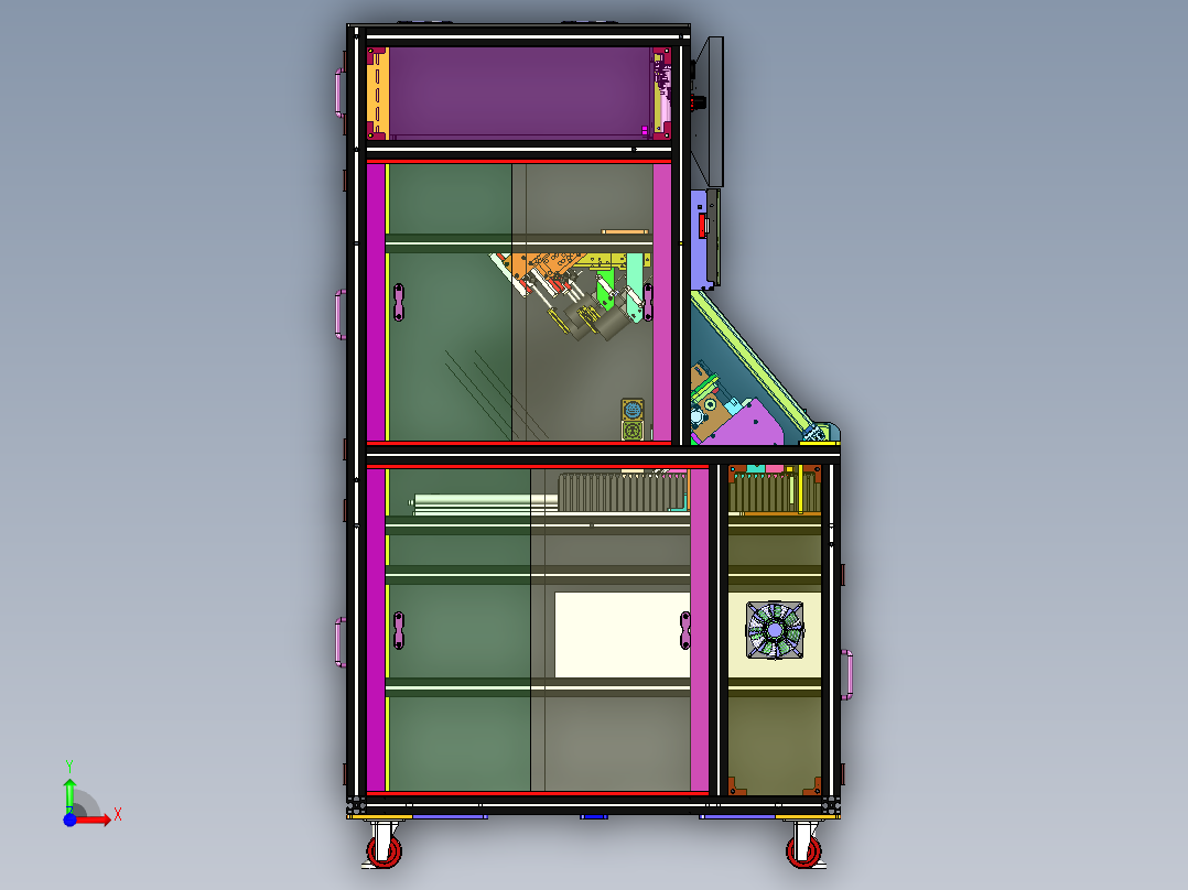 雷诺测试机（数字式液压测试仪）前视图
