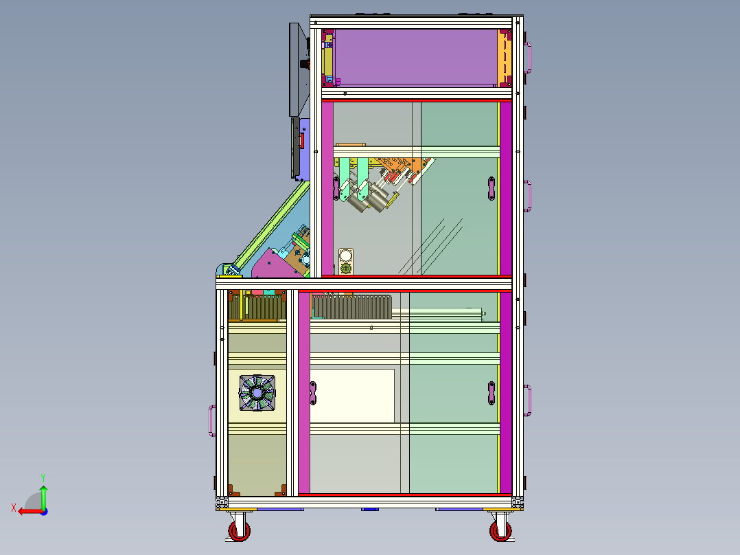 雷诺测试机（数字式液压测试仪）后视图