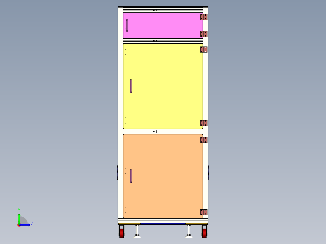 雷诺测试机（数字式液压测试仪）左视图