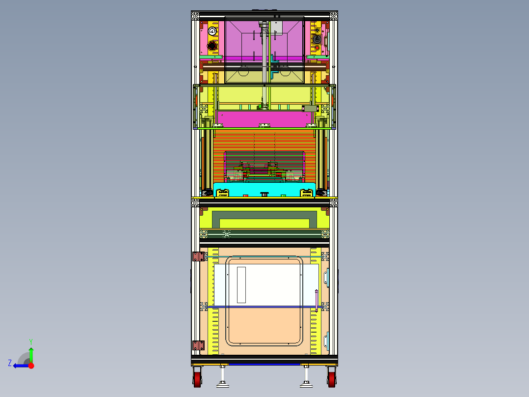 雷诺测试机（数字式液压测试仪）右视图