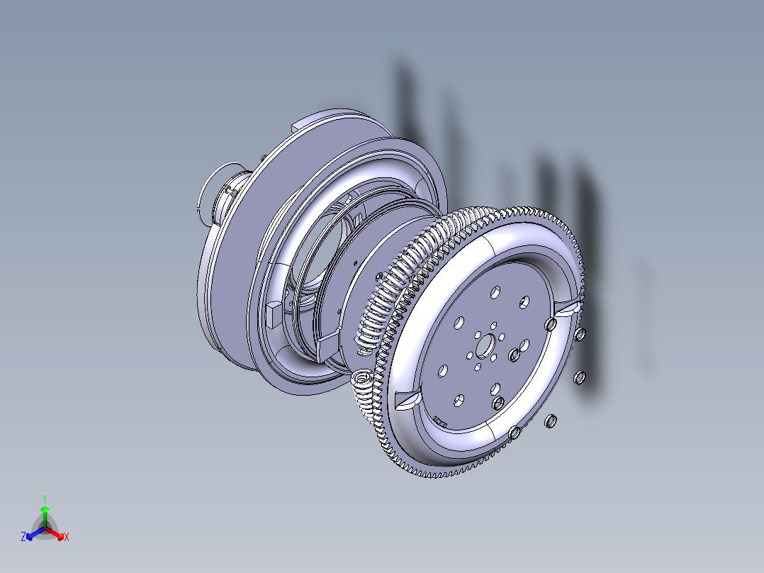 汽车双质量飞轮（DMF，3D数据）