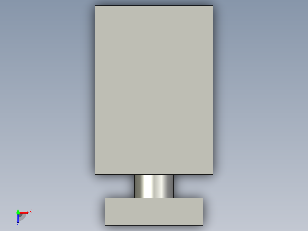 气缸 SMC MGPM16-10Z-M9BL俯视图