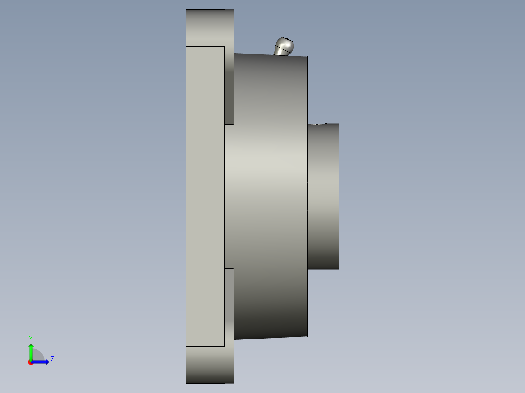 GBT7810-1995带方形座轴承UCFUUCFU208左视图