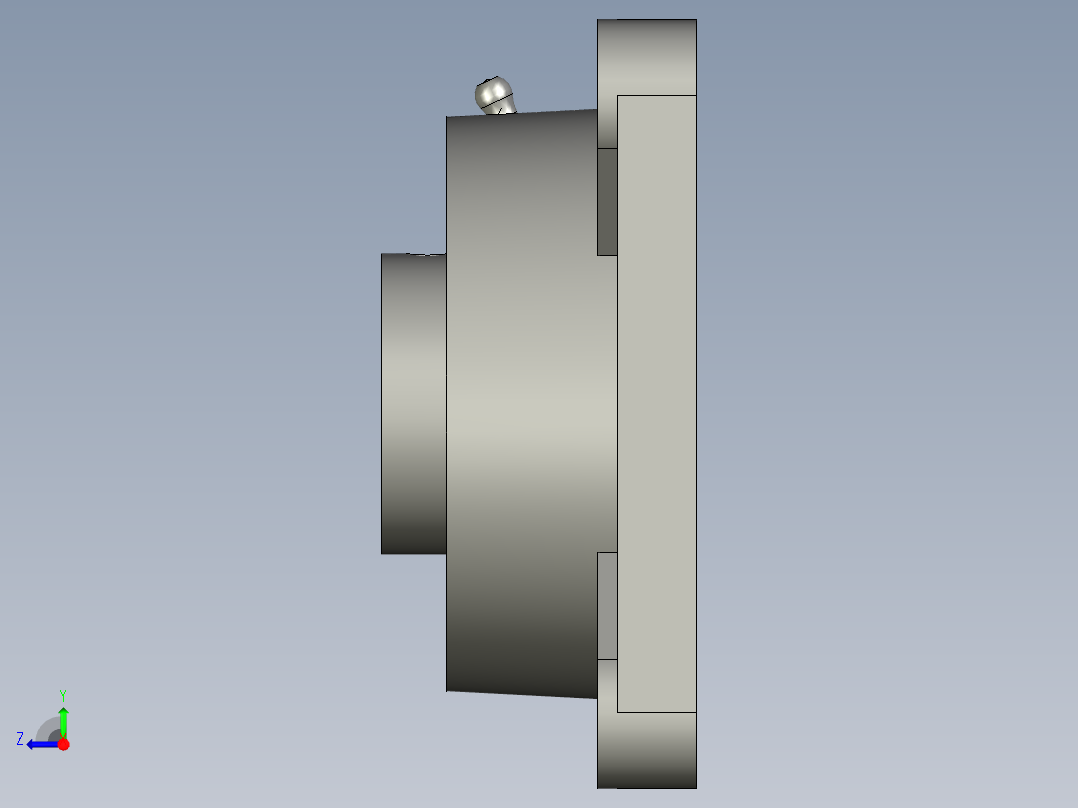 GBT7810-1995带方形座轴承UCFUUCFU208右视图