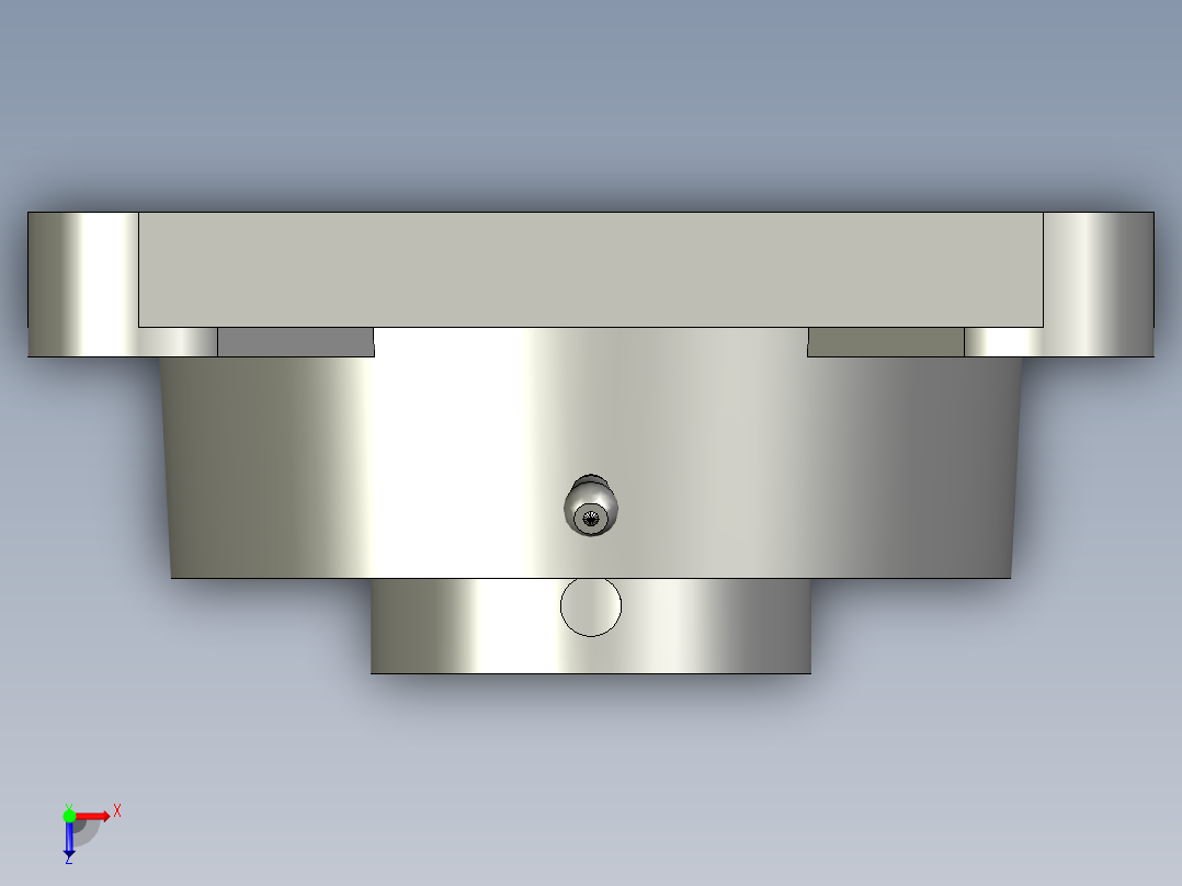 GBT7810-1995带方形座轴承UCFUUCFU208俯视图